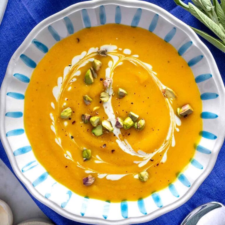 Soupe de courge butternut facile